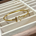 T Enamel Bangle